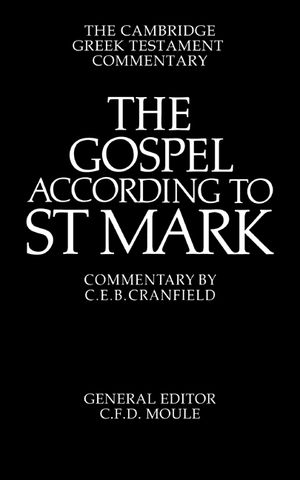 The Gospel According to St Mark: An Introduction and Commentary image number 0
