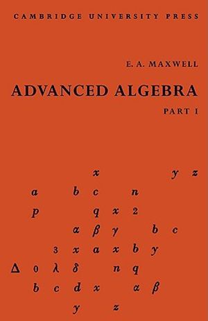 Advanced Algebra, Part 1 image number 0