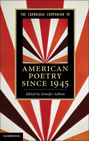 The Cambridge Companion to American Poetry Since 1945 image number 0