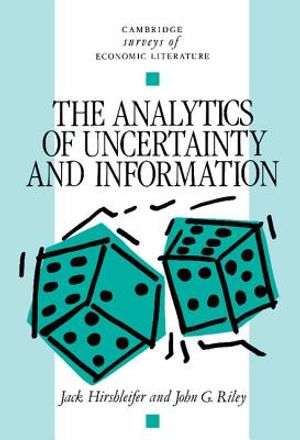 The Analytics of Uncertainty and Information image number 0