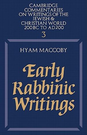 Early Rabbinic Writings image number 0