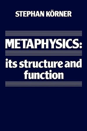 Metaphysics: Its Structure and Function image number 0