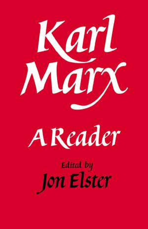 Karl Marx: A Reader image number 0
