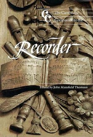 Cambridge Companion to the Recorder image number 0