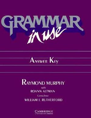 Grammar in Use Answer Key: Reference and Practice for Intermediate Students of English image number 0