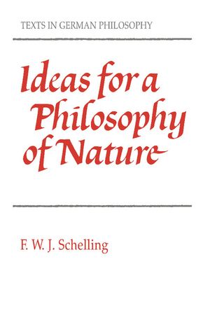 Ideas for a Philosophy of Nature: As Introduction to the Study of This Science 1797 image number 0