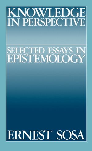 Knowledge in Perspective: Selected Essays in Epistemology image number 0