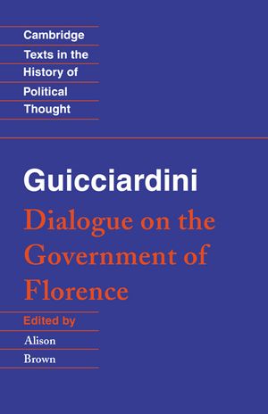 Guicciardini: Dialogue on the Government of Florence image number 0