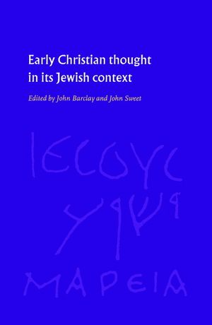 Early Christian Thought in Its Jewish Context image number 0