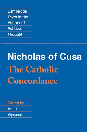 Nicholas of Cusa: The Catholic Concordance image number 0