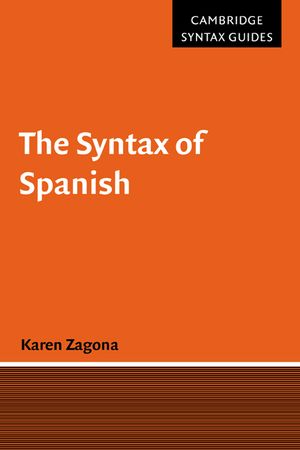 The Syntax of Spanish image number 0