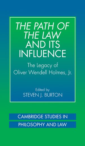 The Path of the Law and Its Influence: The Legacy of Oliver Wendell Holmes, JR image number 0