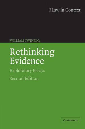 Rethinking Evidence: Exploratory Essays image number 0