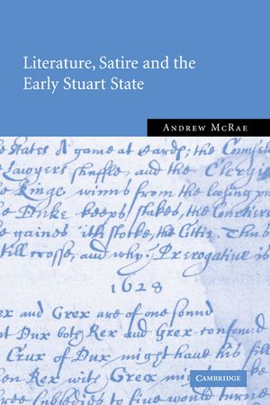 Literature, Satire and the Early Stuart State image number 0