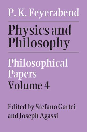 Physics and Philosophy: Volume 4: Philosophical Papers image number 0