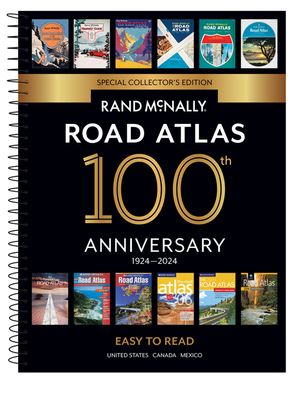 Rand McNally 2024 Midsize Easy to Read - 100th Anniversary Collector's Edition image number 0