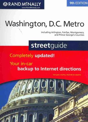 Rand McNally Washington, D.C. Metro Streetguide image number 0