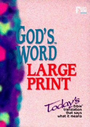 Large Print Bible-GW image number 0