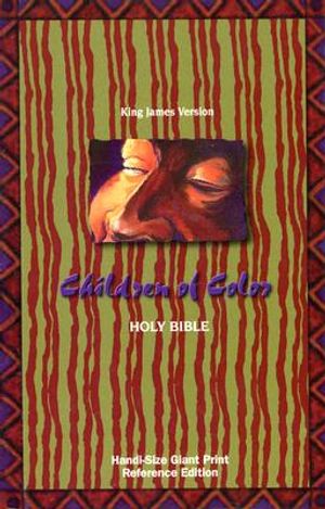 King James Version Children of Color Giant Print Hand Size Red Letter Reference Bible Hardcover image number 0