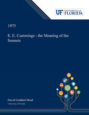 E. E. Cummings: the Meaning of the Sonnets image number 0