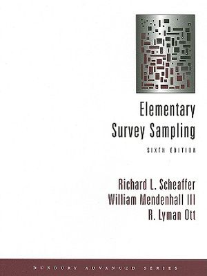 Elementary Survey Sampling [With CDROM] image number 0