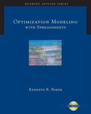 Optimization Modeling with Spreadsheets [With CDROM] image number 0