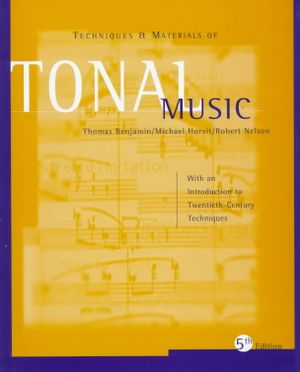 Techniques and Materials of Tonal Music image number 0
