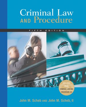 Criminal Law and Procedure (with CD-ROM and Infotrac) [With CDROM and Infotrac] image number 0