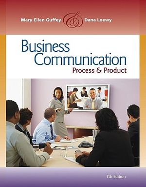 Business Communication: Process and Product (with Meguffey.com Printed Access Card) image number 0