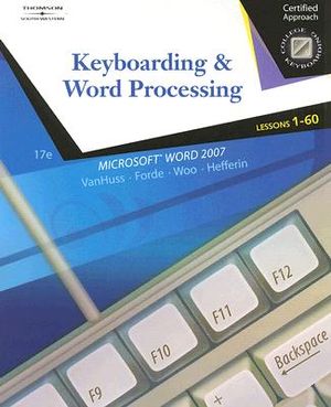 Keyboarding & Word Processing: Lessons 1-60 [With CDROM] image number 0