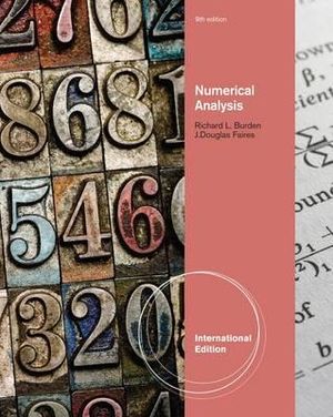 Numerical Analysis. Richard L. Burden, J. Douglas Faires image number 0