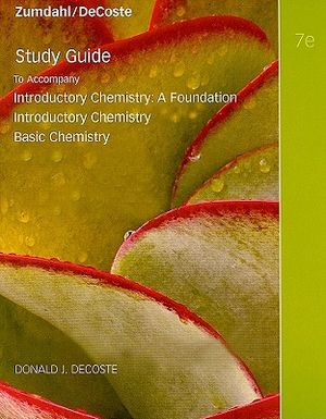 Study Guide for Zumdahl/Decoste's Introductory Chemistry, 7th image number 0