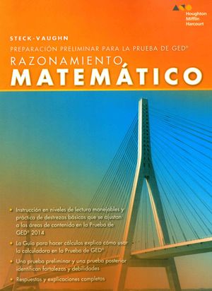 Steck-Vaughn razonamiento, mathematico / Steck-Vaughn Mathematical Reasoning : Preparacion Preliminary Para La Prudba De Ged image number 0