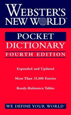 Webster's New World Pocket Dictionary, Fourth Edition image number 0