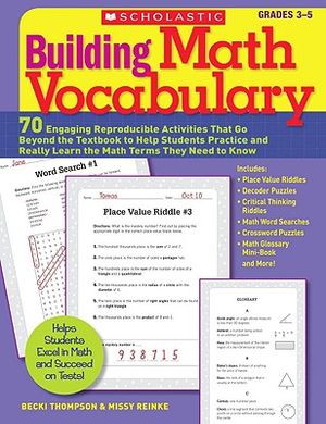 Building Math Vocabulary: 70 Engaging Reproducible Activities That Go Beyond the Textbook to Help Students Practice and Really Learn the Math Te image number 0