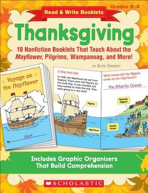 Thanksgiving, Grades K-2: 10 Nonfiction Booklets That Teach about the Mayflower, Pilgrims, Wampanoag, and More! image number 0