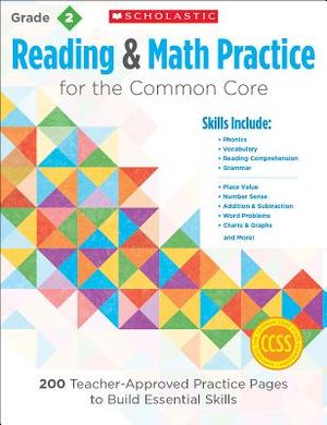Reading & Math Practice: Grade 2: 200 Teacher-Approved Practice Pages to Build Essential Skills image number 0