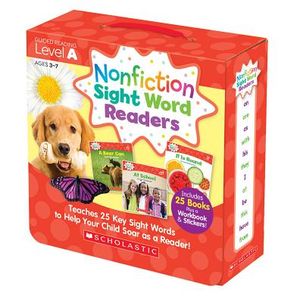 Nonfiction Sight Word Readers: Guided Reading Level a (Parent Pack): Teaches 25 Key Sight Words to Help Your Child Soar as a Reader! image number 0