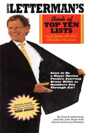 David Letterman's Book of Top Ten Lists: and Zesty Lo-Cal Chicken Recipes image number 0