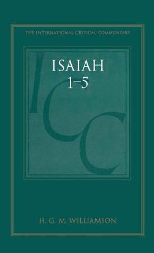 Isaiah 1-5: A Critical and Exegetical Commentary image number 0