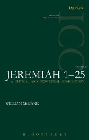 Jeremiah (ICC): Volume 1: 1-25 image number 0