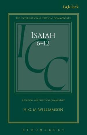 Isaiah 6-12: A Critical and Exegetical Commentary image number 0