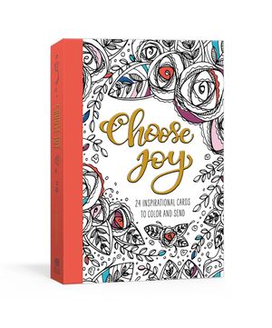 Choose Joy Postcard Book: 24 Inspirational Cards to Color and Send image number 0