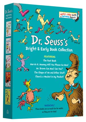 Dr. Seuss Bright & Early Book Collection: The Foot Book; Marvin K. Mooney Will You Please Go Now!; Mr. Brown Can Moo! Can You?, the Shape of Me and Ot image number 0
