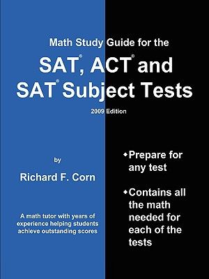 Math Study Guide for the SAT, ACT and SAT Subject Tests -- 2009 Edition image number 0