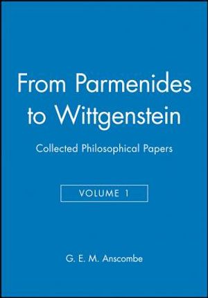 From Parmenides to Wittgenstein, Volume 1: Collected Philosophical Papers image number 0