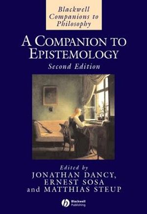 A Companion to Epistemology image number 0