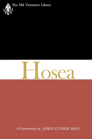 Hosea (1969): A Commentary image number 0