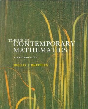 Topics in in Contemporary Mathematics Sixth Edition image number 0