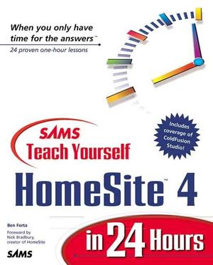 Sams Teach Yourself Homesite 4 in 24 Hours image number 0